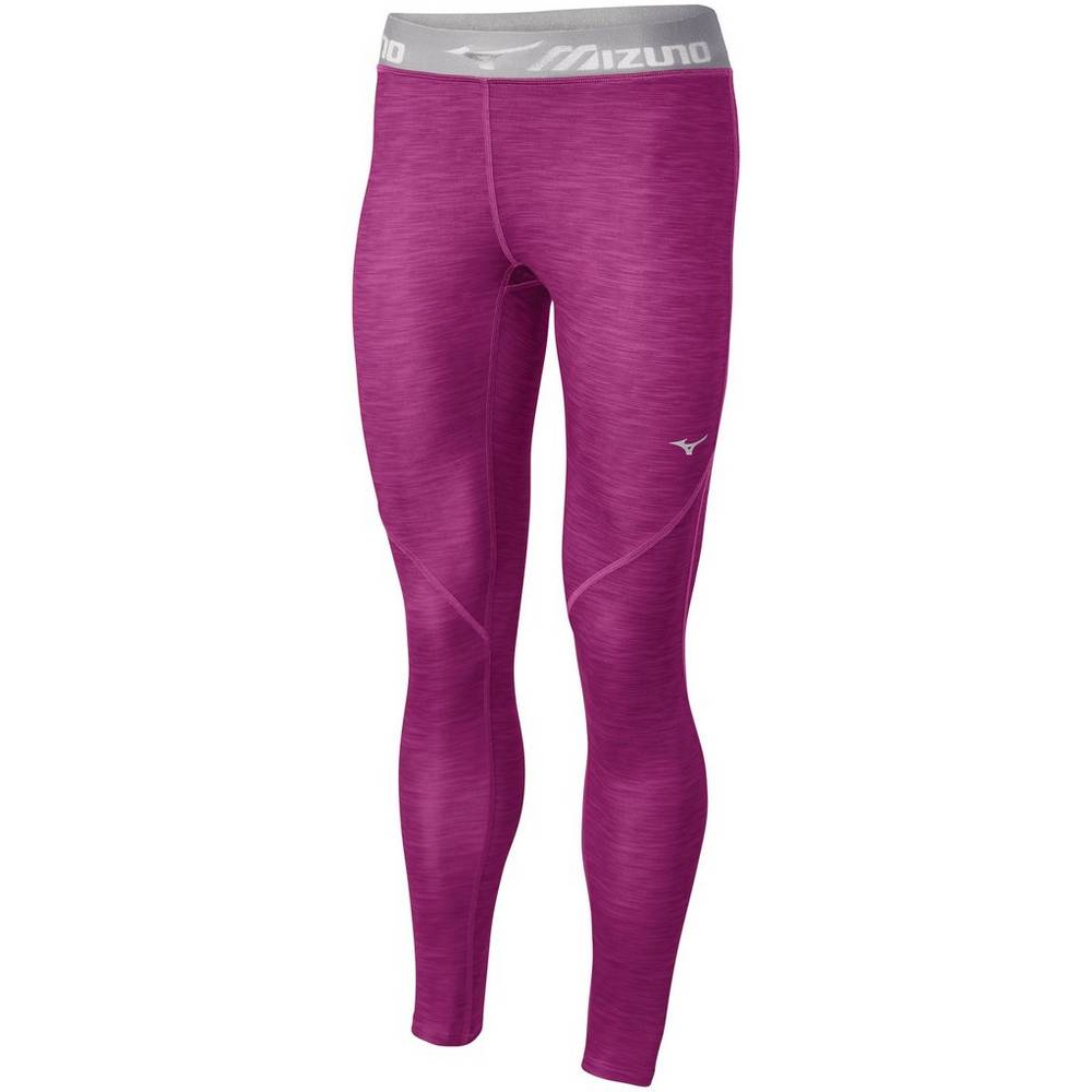 Mizuno Impulse Print Long Női Leggings Lila PYB965071